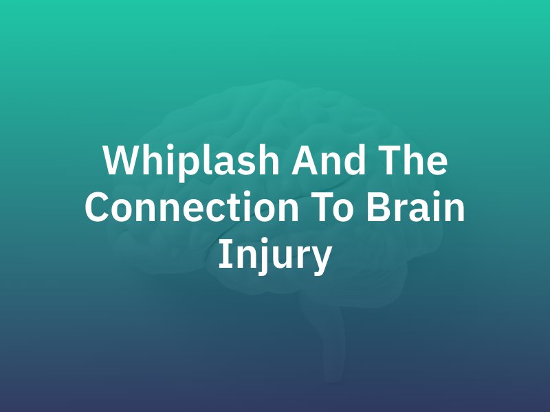 Effect of Whiplash on the Brain
