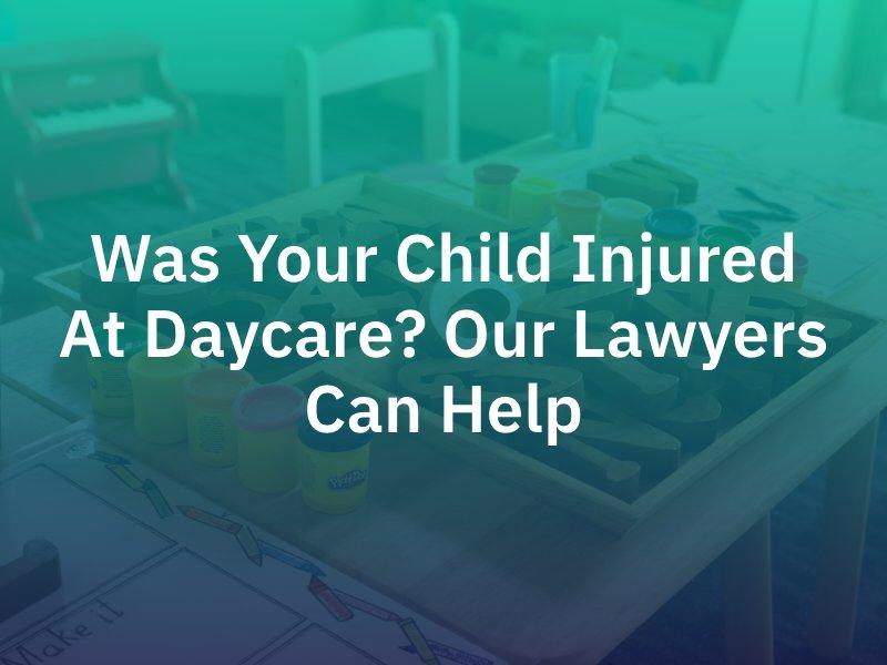 Portland Daycare Injury Lawyer