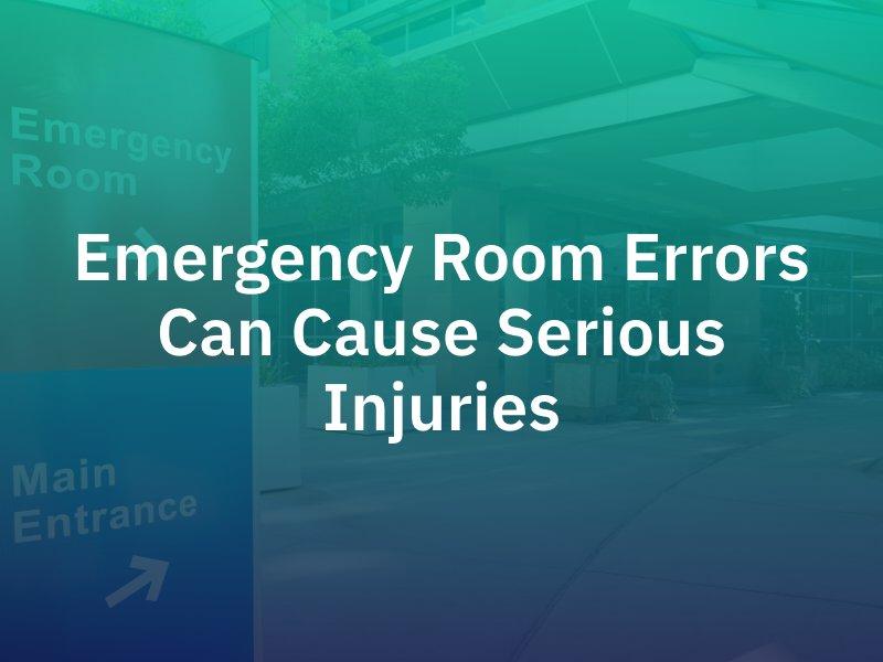 Emergency Room Errors