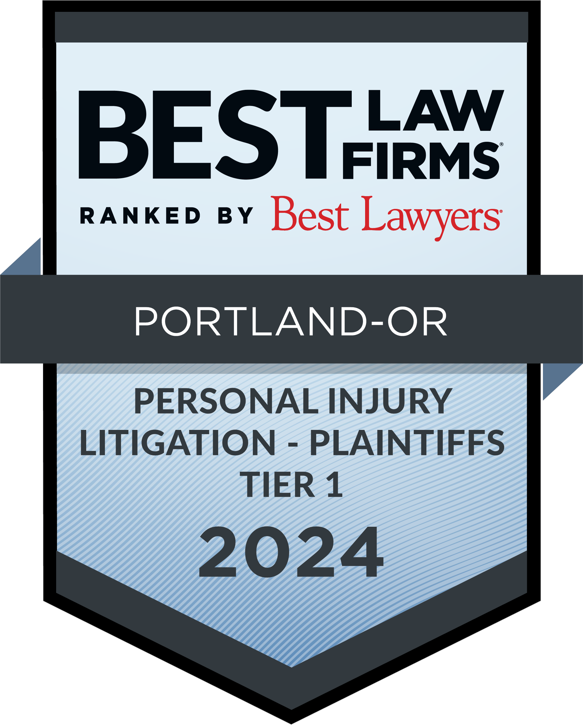 Best Law Firms ranked by Best Lawyers - Portland-OR - Personal Injury Litigation - Plaintiffs Tier 1 - 2024