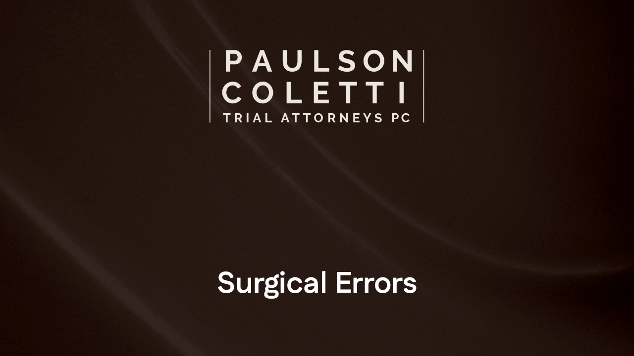 Surgical Errors