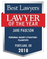 2018 Personal Injury Litigation - Plaintiffs